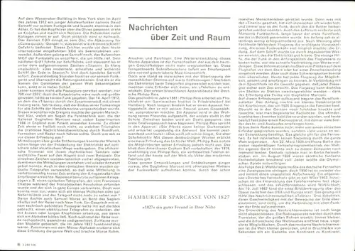 Stundenplan Sparkassen Verlag, Von der Trommel zum Telstar, Nachrichten Zeit und Raum um 1960