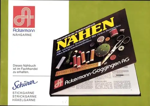 Stundenplan Ackermann Nähgarne Göggingen AG, Das Pferd, ein treuer Freund um 1970