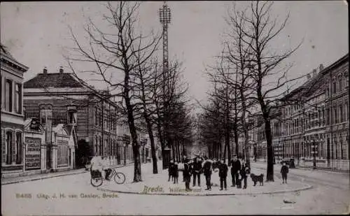 Ak Breda Nordbrabant Niederlande, Willemstraat