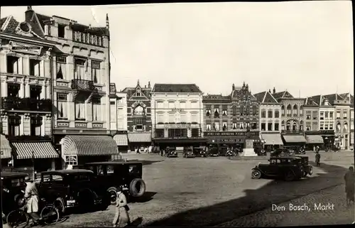 Ak 's Hertogenbosch Den Bosch Nordbrabant Niederlande, Markt