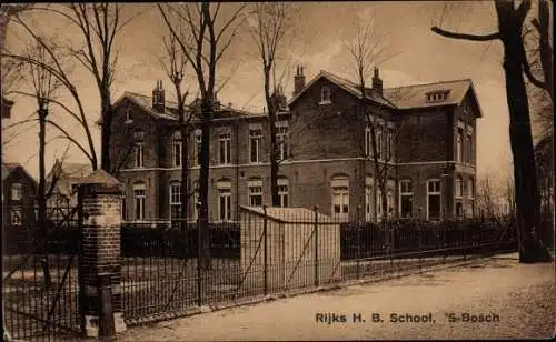 Ak 's Hertogenbosch Den Bosch Nordbrabant Niederlande, Rijks H. B. School