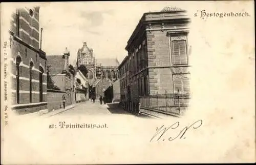 Ak 's Hertogenbosch Nordbrabant Niederlande, St. Triniteitstraat