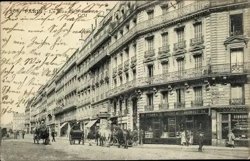 Ak Paris XVII., Rue de Rome, Pharmacie Rousseau Langwelt