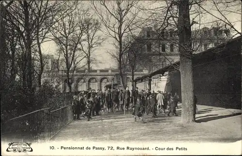 Ak Paris XVI Passy, Pensionnat de Passy