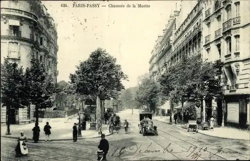 Ak Paris XVI Passy, Chaussee de la Muette