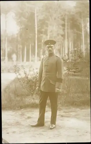 Foto Ak Der spätere General Metz als Oberleutnant, Infanterie Regiment 164 Hameln