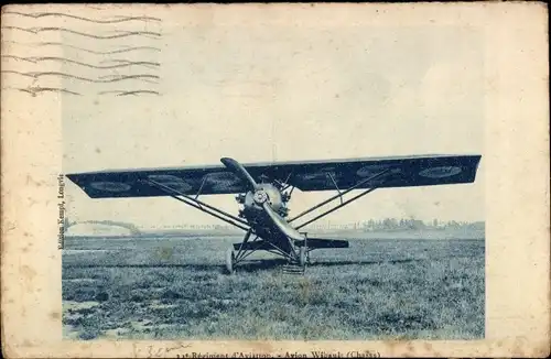 Ak Französisches Militärflugzeug, Avion Wibault
