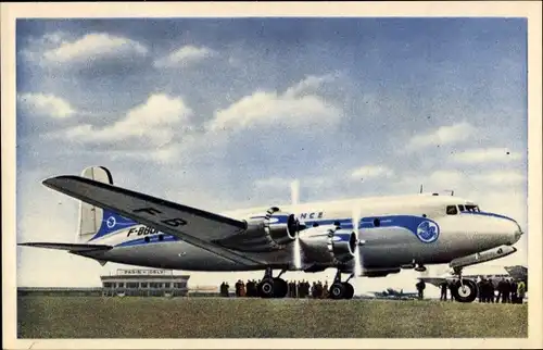 Ak Französisches Passagierflugzeug, Zivilflugzeug, Douglas DC 4, Air France