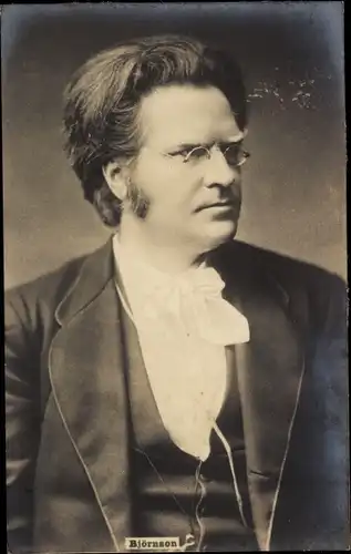 Ak Schriftsteller Bjørnstjerne Bjørnson, Björnson, Portrait