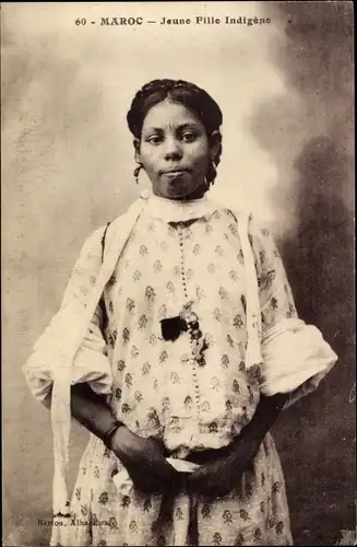 Ak Marokko, Jeune Fille Indigene, Maghreb