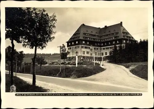 Ak Altenberg im Erzgebirge, Berghotel Raupennest