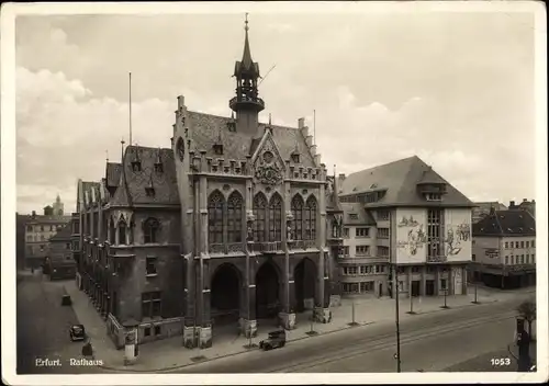 Ak Erfurt in Thüringen, Rathaus