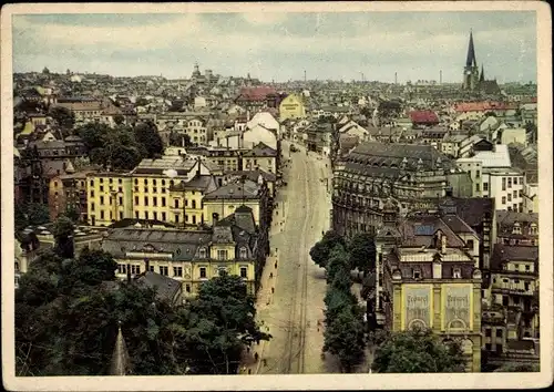 Ak Plauen im Vogtland, Bahnhofstraße