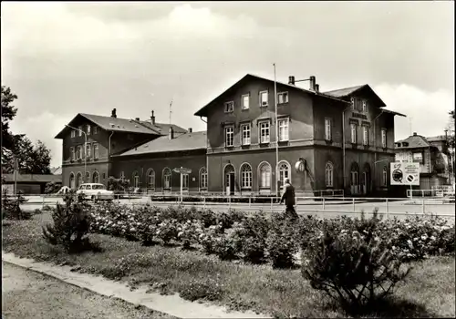 Ak Hainichen in Sachsen, Bahnhof