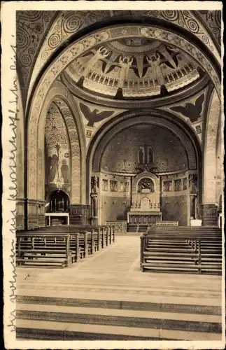 Ak Beuron an der Donau Württemberg, Gnadenkapelle. Innenansicht, Altar