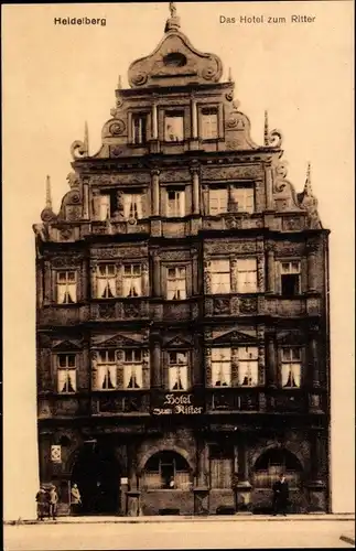 Ak Heidelberg am Neckar, Hotel zum Ritter
