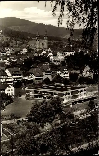 Ak Forbach im Schwarzwald, Teilansicht mit Kurhaus