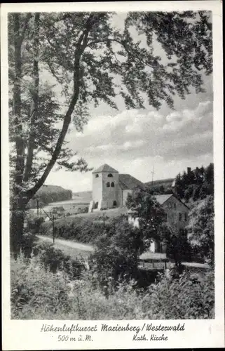 Ak Bad Marienberg im Westerwald, Kath. Kirche