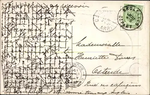 Passepartout Ak Berlin Charlottenburg, Kaiser Wilhelm Gedächtniskirche