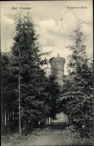 Ak Ilmenau in Thüringen, Kickelhahn Turm