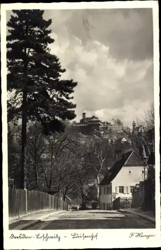 Ak Dresden Loschwitz, Straßenpartie, Luisenhof