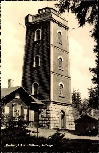 Ak Stützengrün im Erzgebirge Sachsen, Kuhberg
