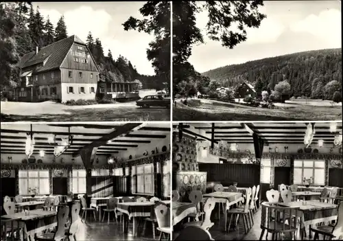 Ak Oberpöbel Dippoldiswalde Sachsen, Putzmühle, Inneres