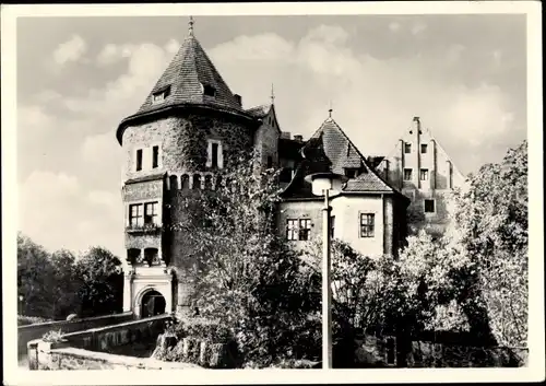 Ak Reinsberg in Sachsen, Schloss, Ferienheim d. VEB Kombinat Schwarze Pumpe