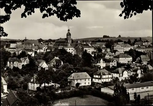 Ak Dippoldiswalde im Erzgebirge, Teilansicht von der Freiberger Straße