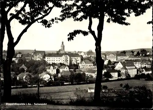 Ak Dippoldiswalde im Erzgebirge, Teilansicht