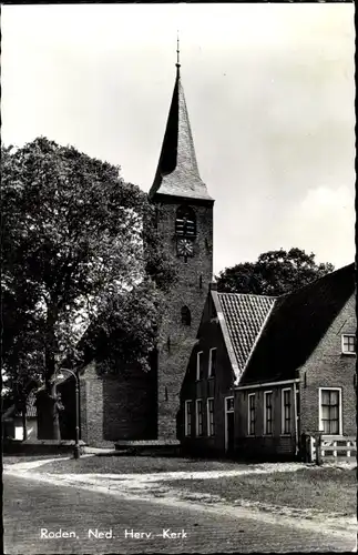 Ak Roden Drenthe Niederlande, Ned. Herv. Kerk