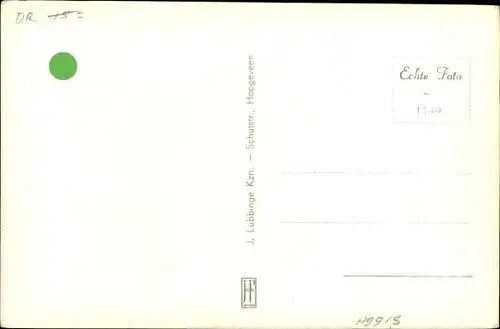 Ak Hoogeveen Drenthe, Monument