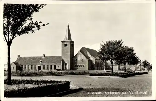 Ak Enschede Overijssel Niederlande, Vredeskerk, Varviksingel