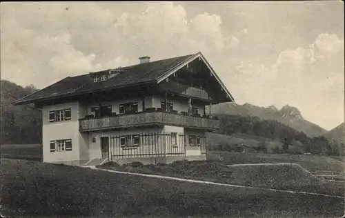 Ak Bischofswiesen Oberbayern, Landhaus Dinzler