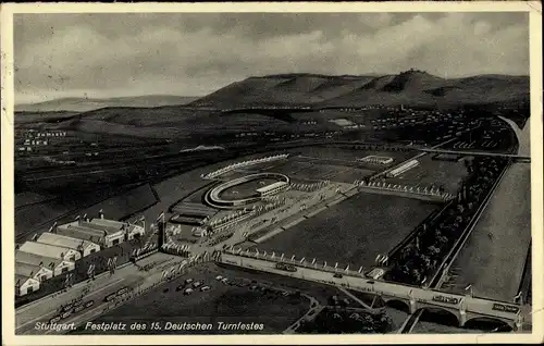 Ak Stuttgart in Württemberg, 15. Deutsches Turnfest 1933, Festplatz