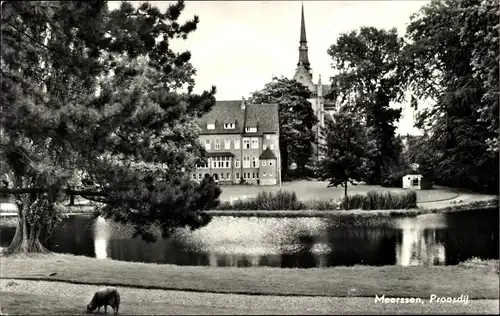 Ak Meerssen Limburg Niederlande, Proosdij