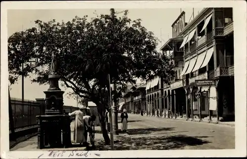 Foto Ak Port Said Ägypten, Straßenansicht