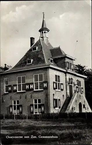 Ak Oostvoorne aan Zee Südholland, Gemeentehuis