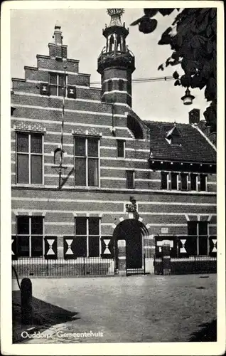 Ak Ouddorp Südholland, Gemeentehuis