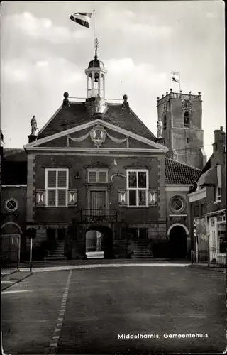 Ak Middelharnis Südholland, Gemeentehuis