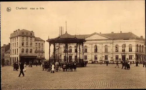 Ak Charleroi Wallonien Hennegau, Hotel de Ville
