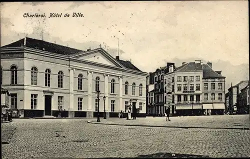 Ak Charleroi Wallonien Hennegau, Hotel de Ville