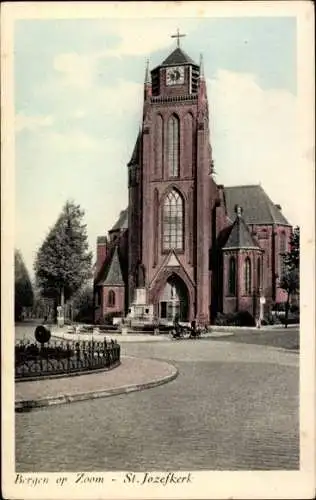 Ak Bergen op Zoom Nordbrabant Niederlande, St. Jozefkerk