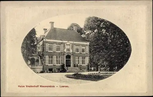 Präge Ak Loenen aan de Vecht Utrecht, Passepartout, Huize Vredenhoff Nieuwersluis