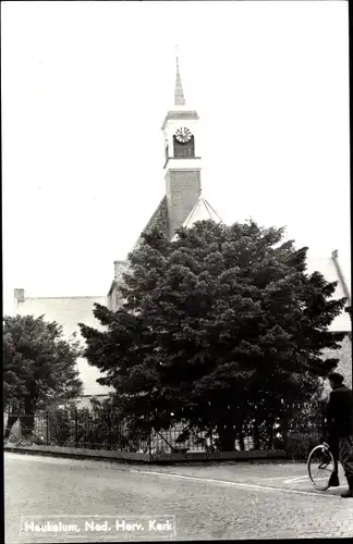 Ak Heukelum Lingewaal Gelderland, Ned. Herv. Kerk