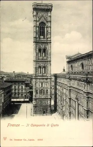 Ak Firenze Florenz Toscana, Il Campanile di Giotto