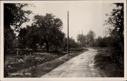 Ak Wely Gelderland Niederlande, Groenestraat