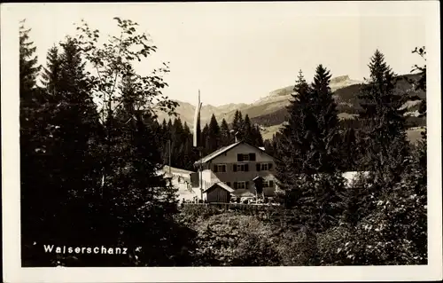 Foto Ak Riezlern Mittelberg in Vorarlberg, Walserschanz