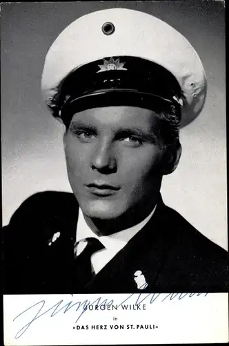 Ak Schauspieler Jürgen Wilke, Portrait, Autogramm