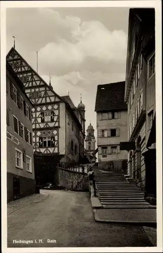 Ak Hechingen in Baden Württemberg, Rain